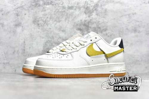 NIKE AIR FORCE 1 LOW 07 LXX VANDALIZED SAIL/BLACK/CHROME YELLOW/WHITE BV0740-101