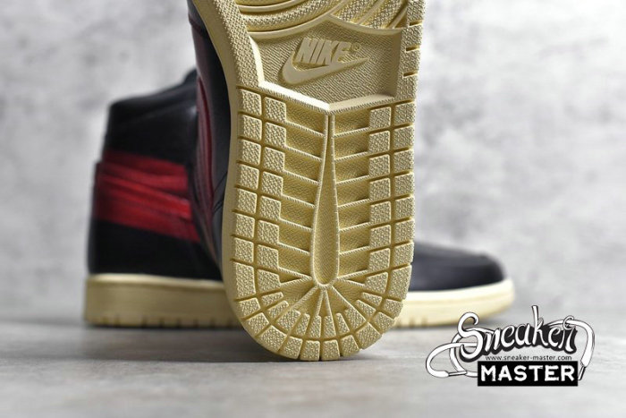 NIKE AIR JORDAN 1 RETRO HIGH OG COUTURE BLACK/UNIVERSITY RED-MUSLIN BQ6682-006