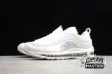 NIKE AIR MAX 97 WHITE IRIDESCENT SUMMIT WHITE/METALLIC SILVER CJ9706-100