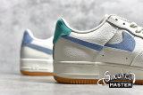 NIKE AIR FORCE 1 LOW 07 LXX VANDALIZED SAIL/GREEN/WHITE BV0740-100