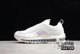 NIKE AIR MAX 97 WHITE IRIDESCENT SUMMIT WHITE/METALLIC SILVER CJ9706-100
