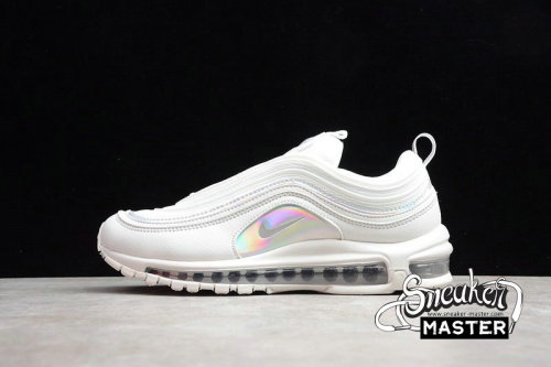 NIKE AIR MAX 97 WHITE IRIDESCENT SUMMIT WHITE/METALLIC SILVER CJ9706-100