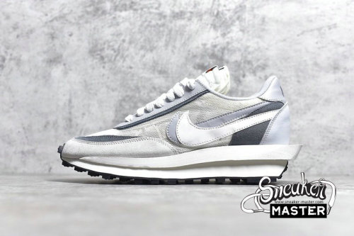 NIKE SACAI X LDWAFFLE SUMMIT WHITE/WHITE-WOLF GREY-BLACK BV0073-100