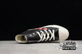 CONVERSE CHUCK TAYLOR ALL-STAR HIGH 70S X COMME DES GARÇONS PLAY MULTI HEARTS WHITE/BLACK 150209C