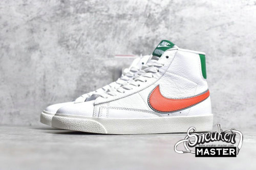 NIKE BLAZER MID HAWKINS HIGH X STRANGER THINGS WHITE/COSMIC CLAY-PINE GREEN CJ6101-100