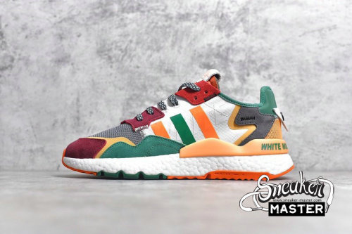 ADIDAS NITE JOGGER BOOST SHOES CLOUD WHITE/MULTI-COLOR EG1688
