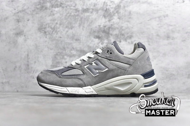 NEW BALANEC MADNESS X 990V2 MADE IN USA GREY/GREY/WHITE M990GR2