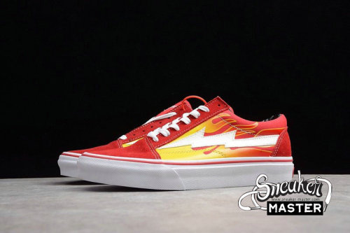 VANS REVENGE X STORM OLD SKOOL RED FLAME RED/WHITE/YELLOW REVS009