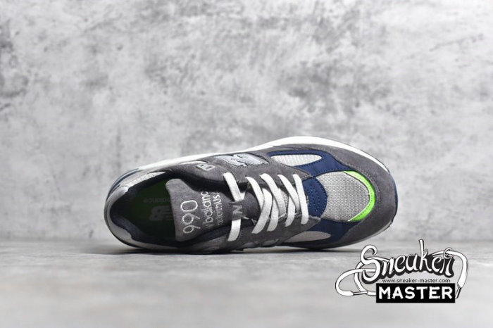 NEW BALANCE MADNESS X 990V2 MADE IN USA GREY/GREY/WHITE M990MD2