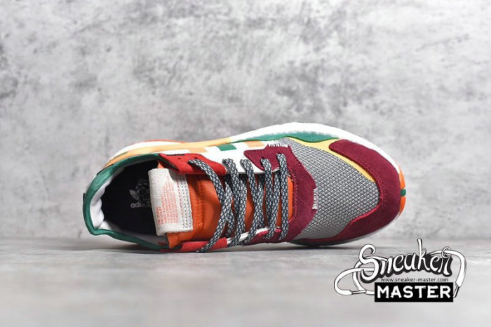 ADIDAS NITE JOGGER BOOST SHOES CLOUD WHITE/MULTI-COLOR EG1688