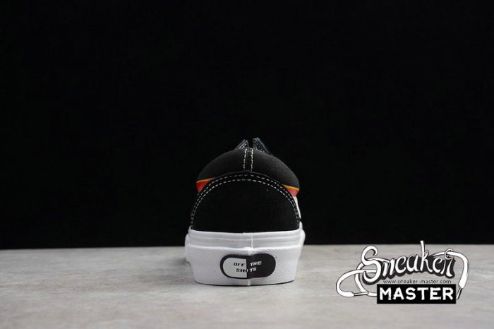 VANS REVENGE X STORM OLD SKOOL FLAME BLACK/YELLOW/WHITE M115465