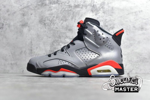 NIKE AIR JORDAN 6 RETRO SP REFLECTIONS OF A CHAMPION REFLECT SILVER/INFRARED-BLACK CI4072-001