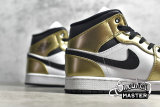 NIKE AIR JORDAN 1 MID SE METALLIC GOLD/BLACK/WHITE/BLACK DC1419-700