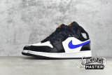 NIKE AIR JORDAN 1 MID GS BLACK/RACER BLUE/WHITE 554725-084