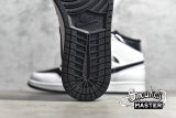 NIKE AIR JORDAN 1 MID WHITE/SILVER/BLACK 554724-121