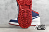 NIKE AIR JORDAN 1 MID GS USA OLYMPIC NAVY BLUE/WHITE/RED BQ6931-104