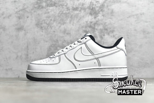 NIKE AIR FORCE 1 LOW 07 CONTRAST STITCH WHITE/BLACK/WHITE CV1724-104