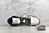 NIKE AIR JORDAN 1 MID SE METALLIC GOLD/BLACK/WHITE/BLACK DC1419-700