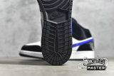 NIKE AIR JORDAN 1 MID GS BLACK/RACER BLUE/WHITE 554725-084