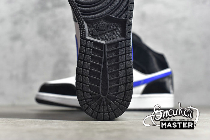 NIKE AIR JORDAN 1 MID GS BLACK/RACER BLUE/WHITE 554725-084
