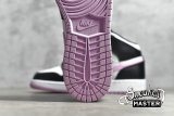 NIKE AIR JORDAN 1 MID GS WHITE/LIGHT ARCTIC PINK/BLACK 555112-103