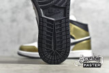 NIKE AIR JORDAN 1 MID SE METALLIC GOLD/BLACK/WHITE/BLACK DC1419-700