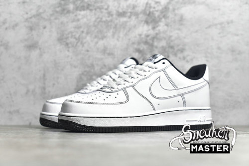 NIKE AIR FORCE 1 LOW 07 CONTRAST STITCH WHITE/BLACK/WHITE CV1724-104
