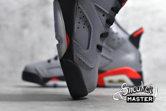 NIKE AIR JORDAN 6 RETRO SP REFLECTIONS OF A CHAMPION REFLECT SILVER/INFRARED-BLACK CI4072-001