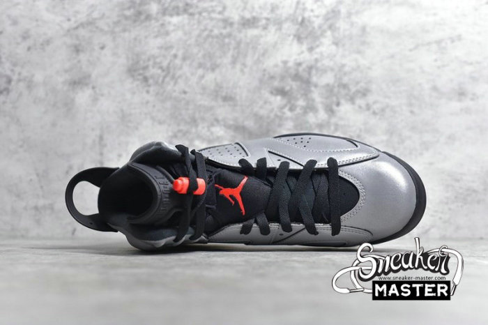 NIKE AIR JORDAN 6 RETRO SP REFLECTIONS OF A CHAMPION REFLECT SILVER/INFRARED-BLACK CI4072-001