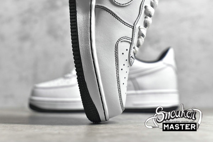 NIKE AIR FORCE 1 LOW 07 CONTRAST STITCH WHITE/BLACK/WHITE CV1724-104