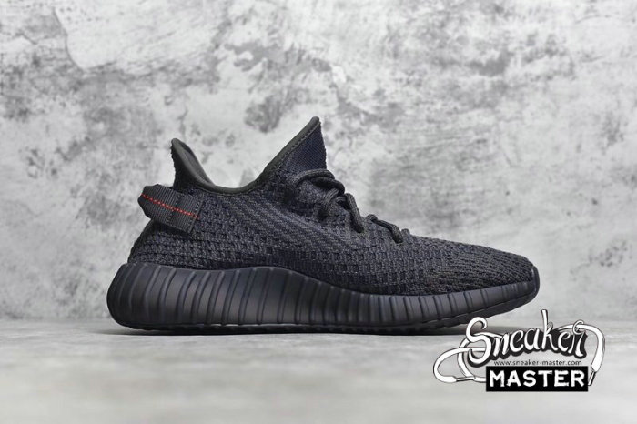 ADIDAS YEEZY BOOST 350 V2 BLACK REFLECTIVE CORE BLACK/CORE BLACK/CORE BLACK FU9007