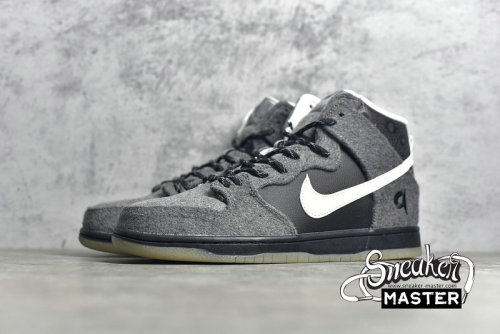 NIKE DUNK HIGH SB PREMIER PEATOSKEY DARK CHARCOAL/WHITE-LT GRPHT 645986-010