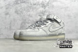 NIKE AIR FORCE 1 MID REIGNING CHAMP GREY/SILVER REFLECTIVE GB1228-185