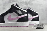 NIKE AIR JORDAN 1 MID GS WHITE/LIGHT ARCTIC PINK/BLACK 555112-103