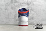 NIKE AIR JORDAN 1 MID GS USA OLYMPIC NAVY BLUE/WHITE/RED BQ6931-104