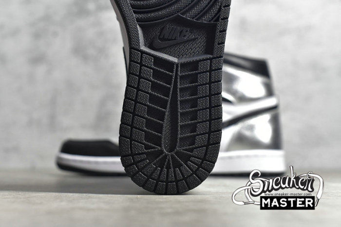NIKE AIR JORDAN 1 RETRO HIGH OG SILVER TOE BLACK/METALLIC SILVER/WHITE/BLACK CD0461-001