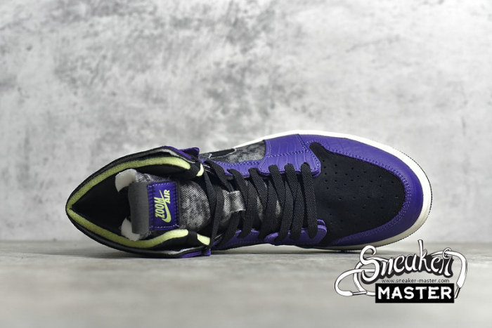 NIKE AIR JORDAN 1 HIGH ZOOM COMFORT BAYOU BOYS NEW ORCHID/LIME BLAST/BLACK DC2133-500