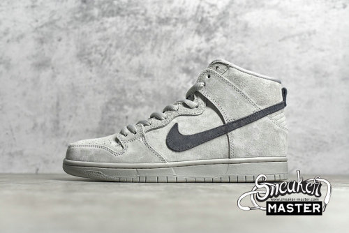 NIKE SB DUNK HIGH METALLIC SILVER/LIGHT GREY/BLACK 313171-036