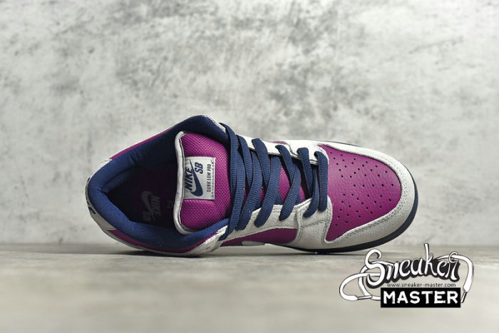 NIKE DUNK LOW PRO SB TRUE BERRY ATMOSPHERE GREY/TRUE BERRY-OBSIDIAN-ATMOSPHERE GREY BQ6817-001