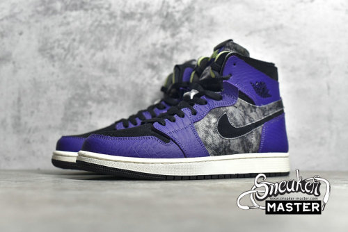 NIKE AIR JORDAN 1 HIGH ZOOM COMFORT BAYOU BOYS NEW ORCHID/LIME BLAST/BLACK DC2133-500