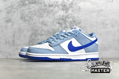 NIKE SB DUNK LOW WHITE/LIGHT BLUE/ROYAL BLUE 854866-009