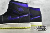 NIKE AIR JORDAN 1 HIGH ZOOM HALLOWEEN BLACK/COURT PURPLE/LEMON VENOM/SAIL CT0979-001