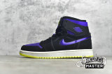NIKE AIR JORDAN 1 HIGH ZOOM HALLOWEEN BLACK/COURT PURPLE/LEMON VENOM/SAIL CT0979-001