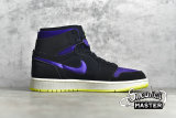 NIKE AIR JORDAN 1 HIGH ZOOM HALLOWEEN BLACK/COURT PURPLE/LEMON VENOM/SAIL CT0979-001