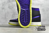 NIKE AIR JORDAN 1 HIGH ZOOM HALLOWEEN BLACK/COURT PURPLE/LEMON VENOM/SAIL CT0979-001