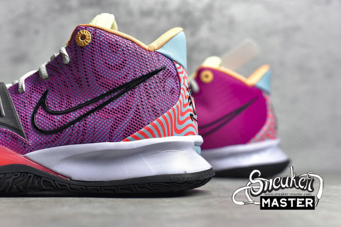NIKE KYRIE 7 EP CREATOR ACTIVE FUCHSIA/BLACK/GHOST/MULTI-COLOR DC0589-601