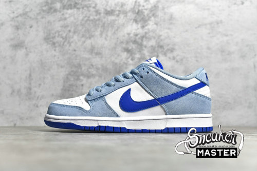NIKE SB DUNK LOW WHITE/LIGHT BLUE/ROYAL BLUE 854866-009