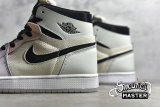 NIKE AIR JORDAN 1 HIGH ZOOM COMFORT EASTER WHITE/GREY HEATHER-OLIVE AURA-KHAKI CT0979-101