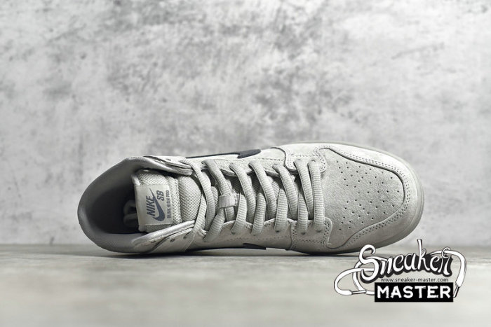 NIKE SB DUNK HIGH METALLIC SILVER/LIGHT GREY/BLACK 313171-036