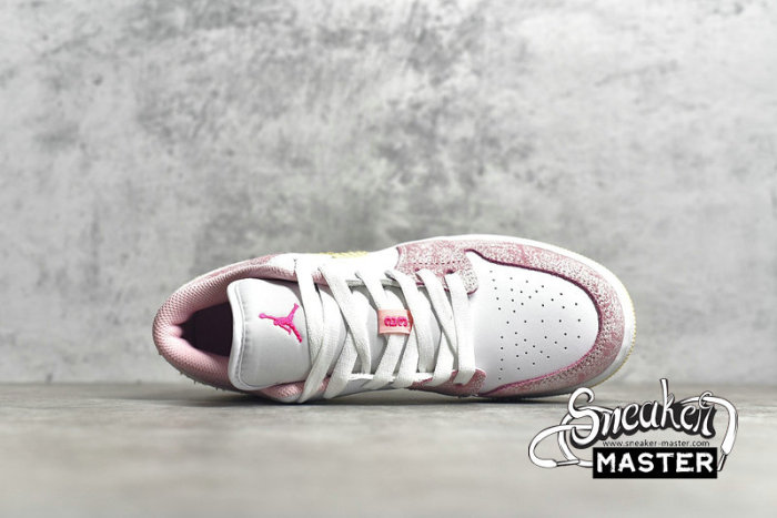 NIKE AIR JORDAN 1 LOW GS STRAWBERRY ICE CREAM ARCTIC PUNCH/PALE VANILLA/WHITE CW7104-601